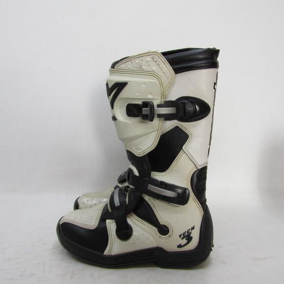 Alpinestars Stella Tech 3 Womens Sz 7 US White Motorcycle Motocross Riding Boots - Picture 1 of 10